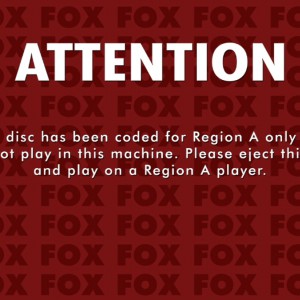 Aluesuojatun Blu-ray-levyn huomautus