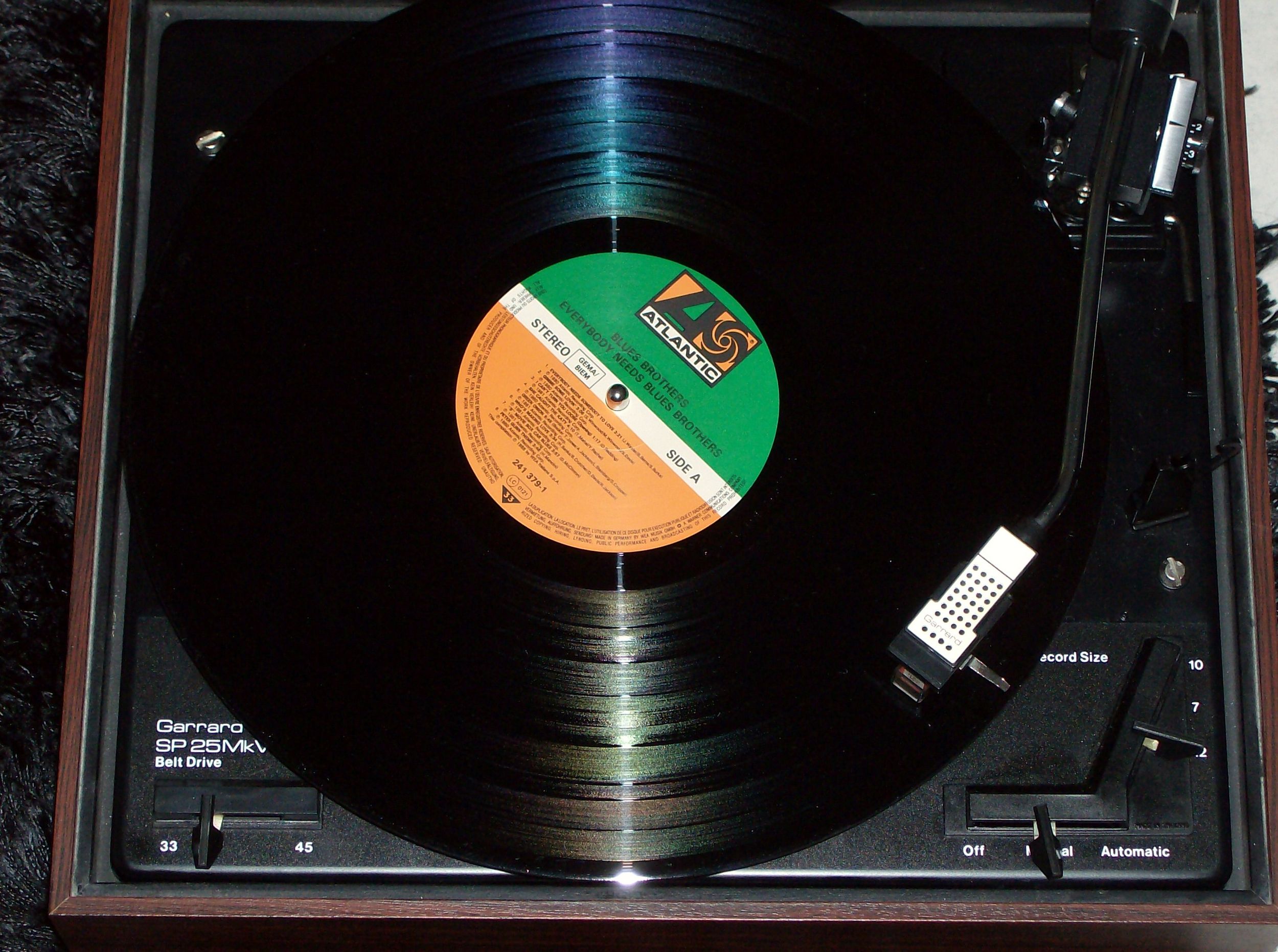 Garrard Sp-25 MKV playing Blues Brothers