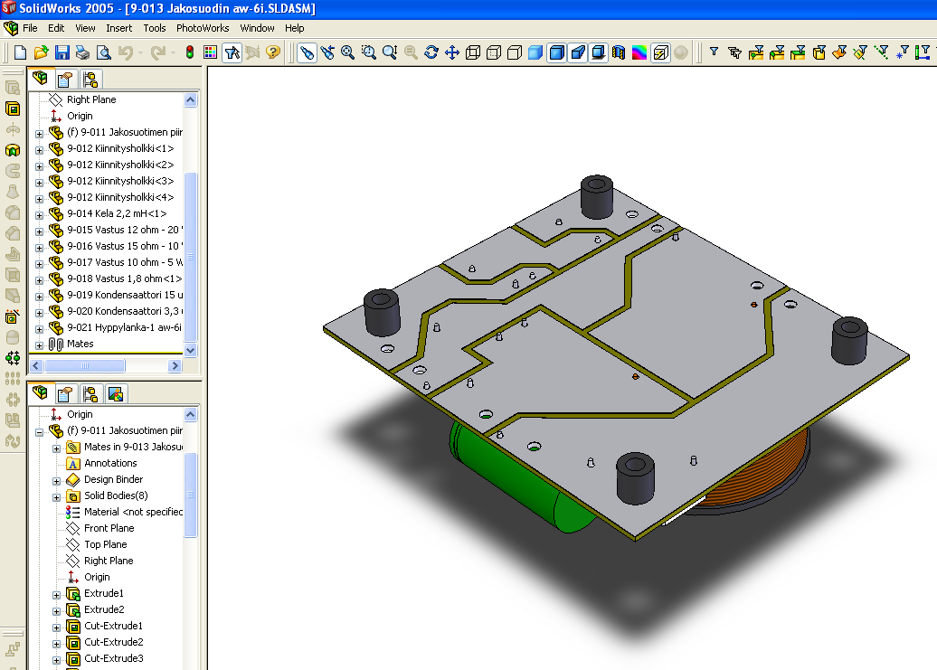 Jakosuodin aw-6i - Solidworks