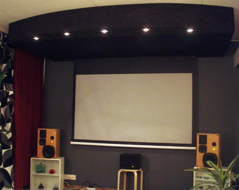 Lippa screenin yläpuolella