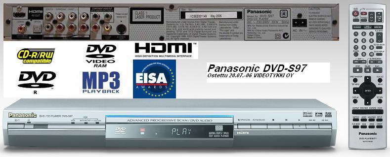 Panasonic DVD-S97.