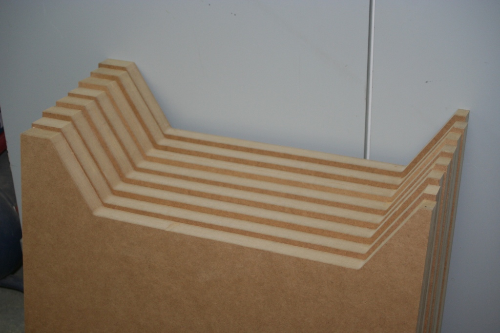 Sivulevyt työstetty