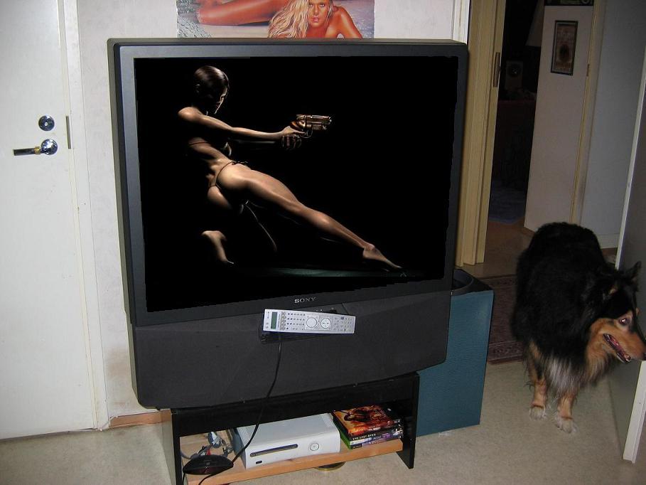 Sony KP-41S4 CRT TV.