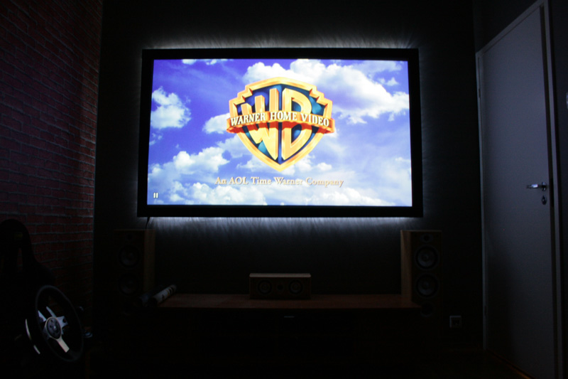 taulu ja taustavalot